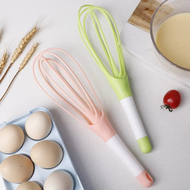 Hot Sale Handheld Rotary Egg Whisk Ergonomic Beater with Foaming Wires for Cake Batter Mixing Cream Blending Manual Egg Beater Zpaxo