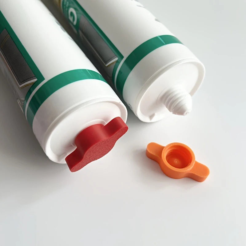 Silicone Sealant Caps 2-Pack – Gear-Type Caulk Tube Caps