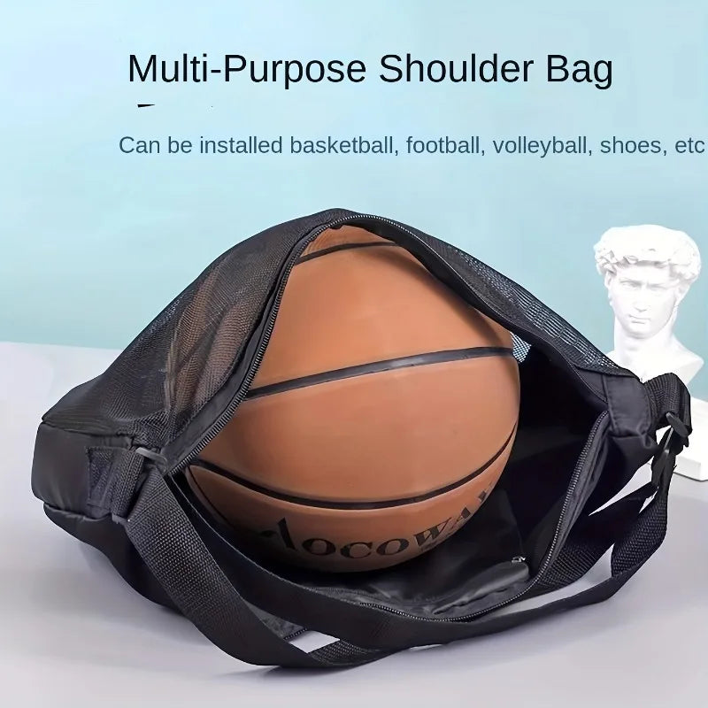Large Capacity Basketball Bag Single Shoulder Crossbody Sports