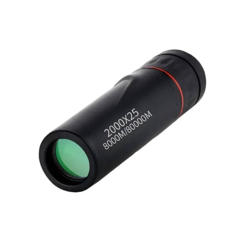 2026 2000X25 HD Monocular Telescope, Compact Portable for Travel, Hiking, Fishing, Camping, Stargazing, Concerts & Bird Watching Zpaxo