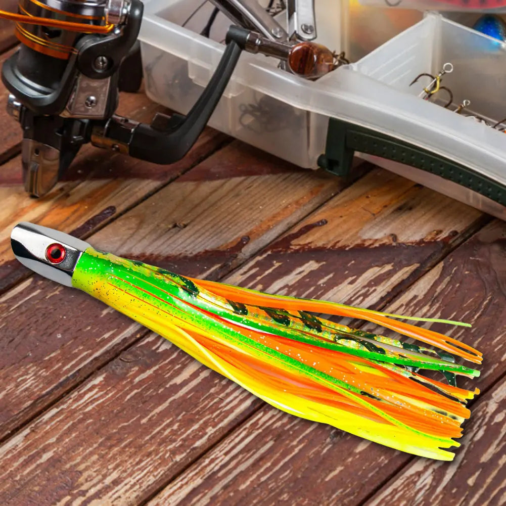 Sea Fishing Lure Copper Head Octopus Big Game Drag Marlin Tuna