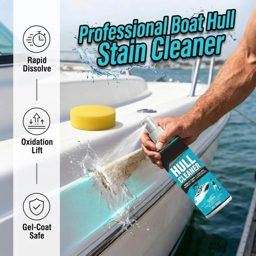 Boat Cleaner Rust Stain Remover Waterline Grime Cleaning Spray Marine