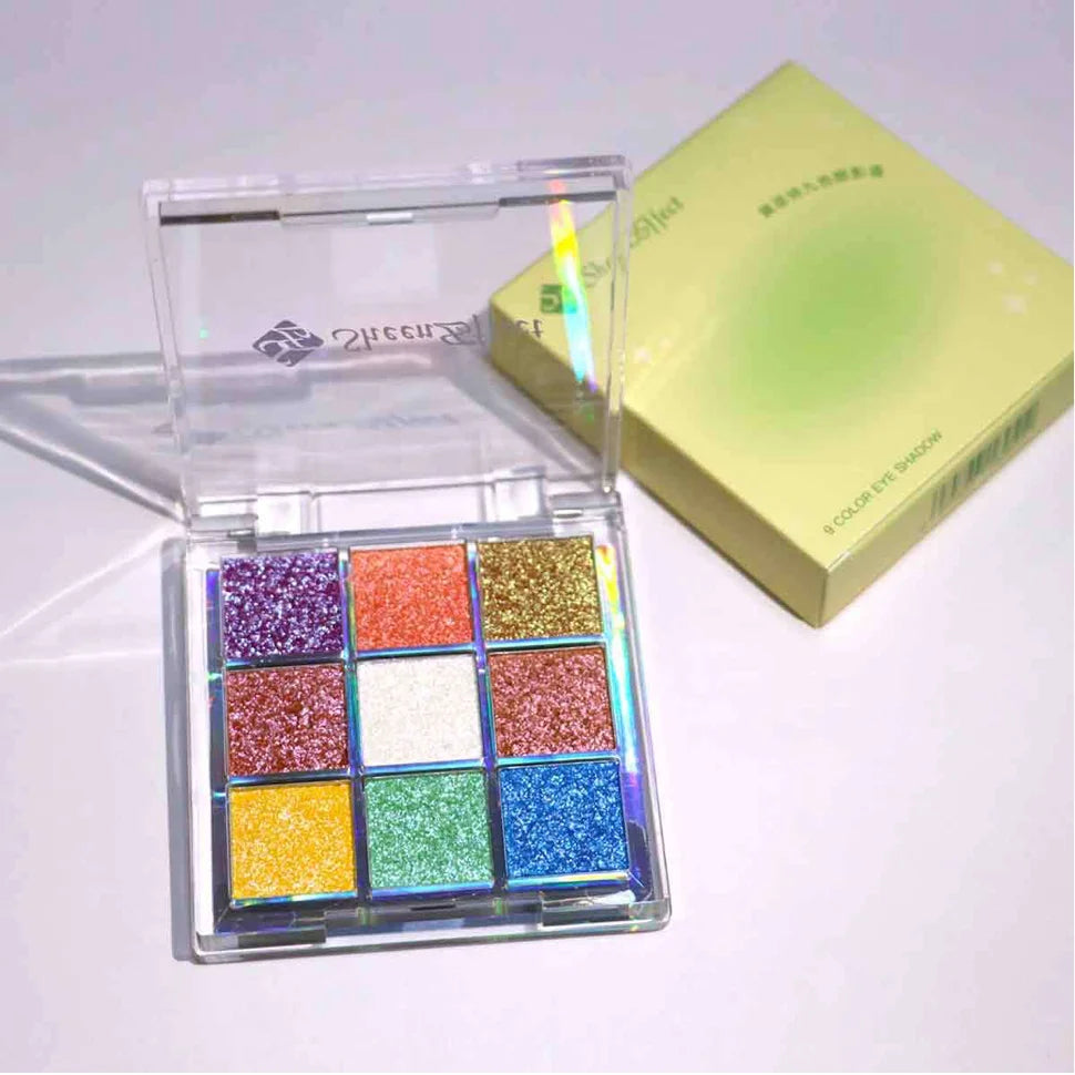 Sheeneffect Chameleon Eyeshadow Palette 9 Colors Portable Makeup Zpaxo 02