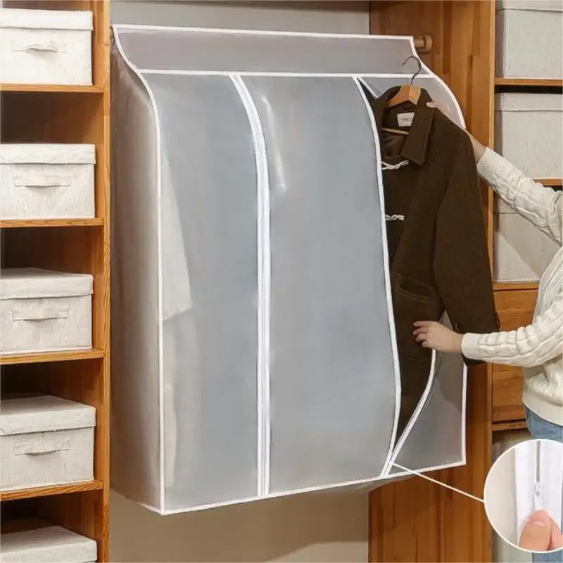 Clothes Dust Cover Wardrobe Hanging Window Clothing Cloth Household
