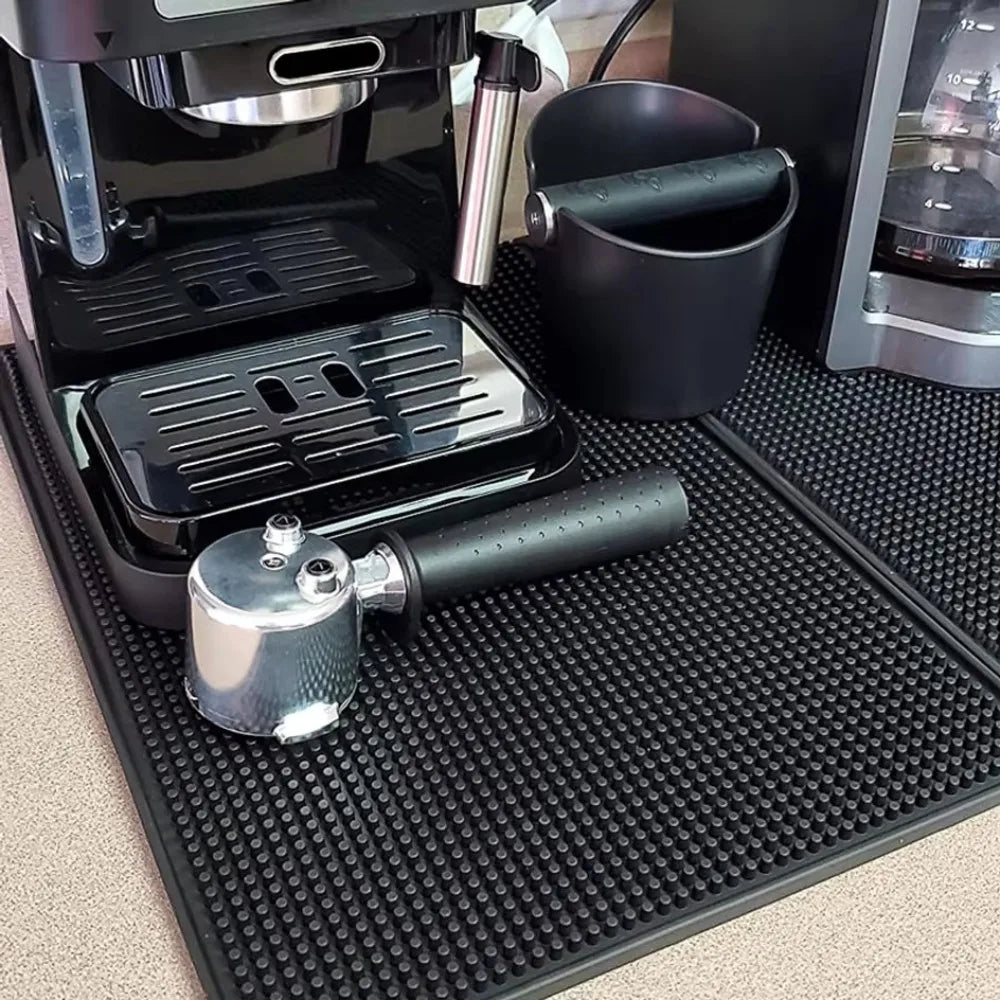 Rubber Bar Mat Coasters Coffee Countertop Spill Mats Service Dish Zpaxo