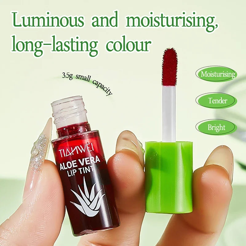 Aloe Lip Gloss 6-Piece Set – Hydrating Liquid Lipstick Kit Lip Gloss Set Zpaxo