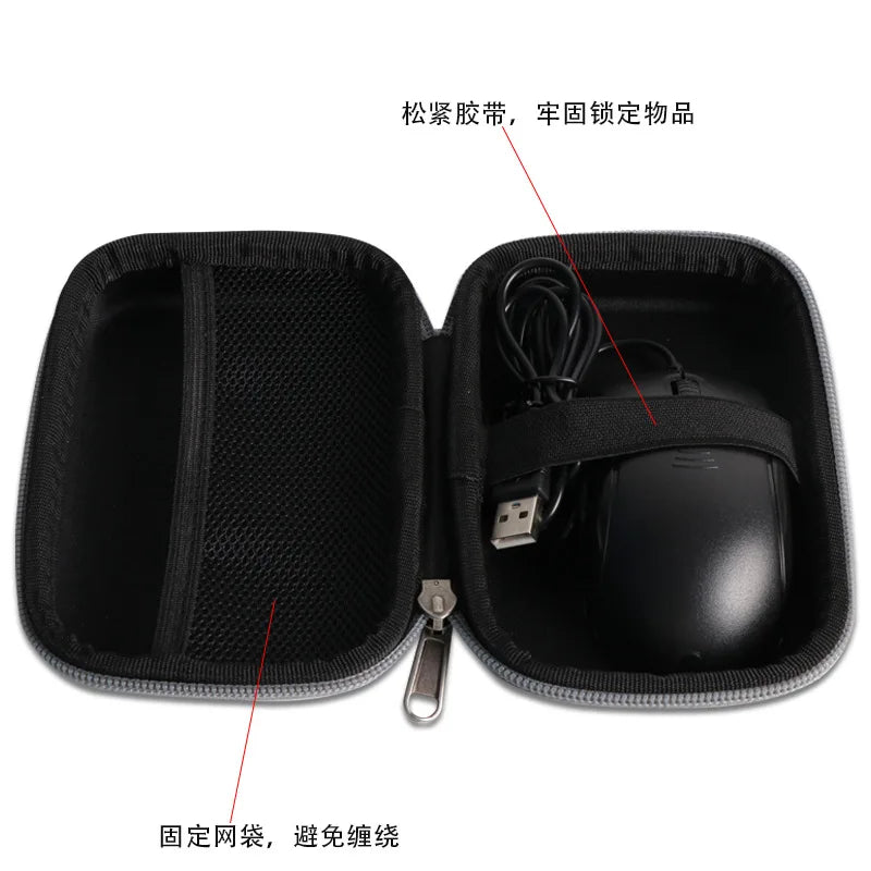 Hard Storage Case Gaming Mouse Travel BAG Wireless Only Zpaxo