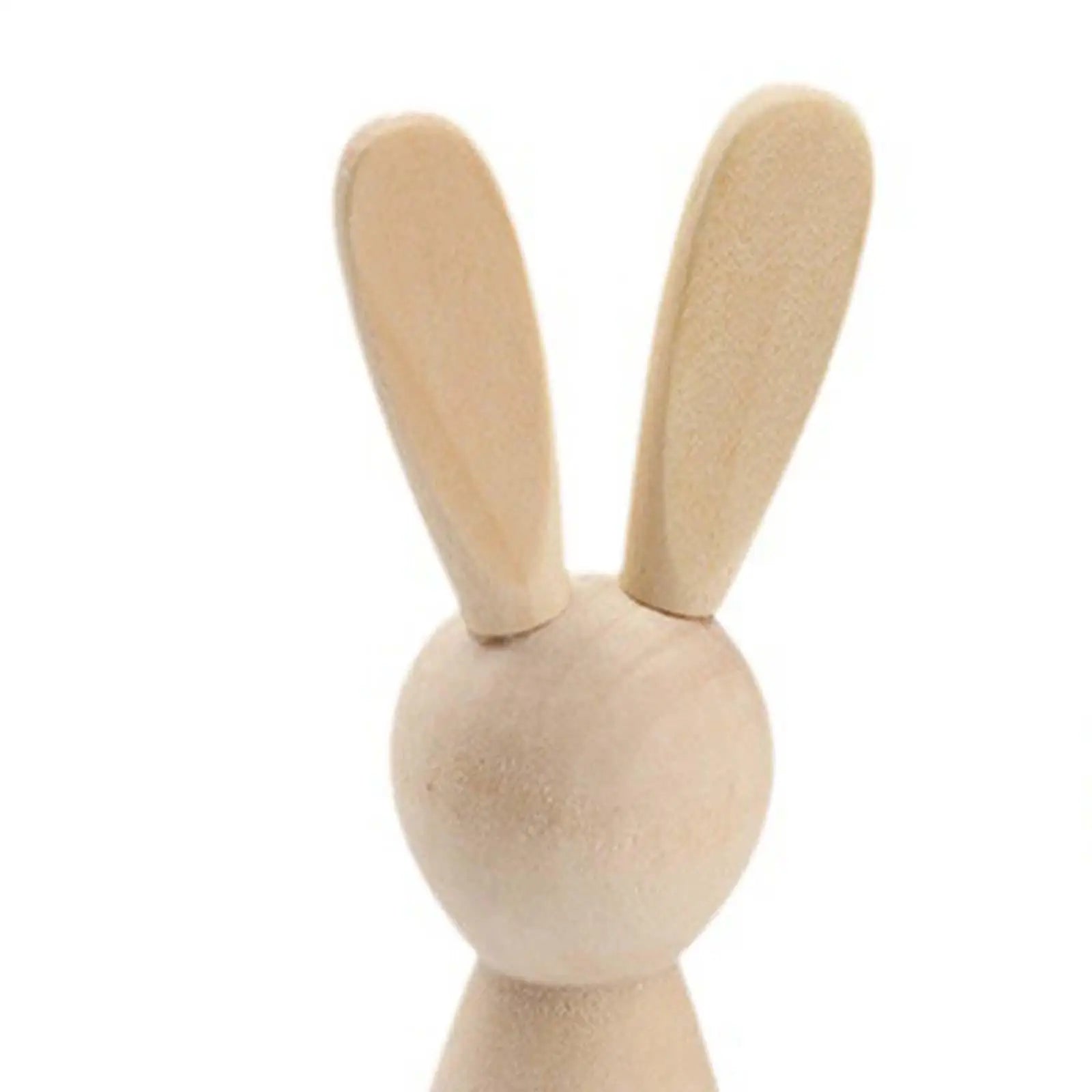 10Pcs Wooden Peg Dolls Decorations Blank Puppets Rabbit Peg Doll Bodies for Arts Crafts Boys Girls Party Fairy Garden Home Decor Zpaxo