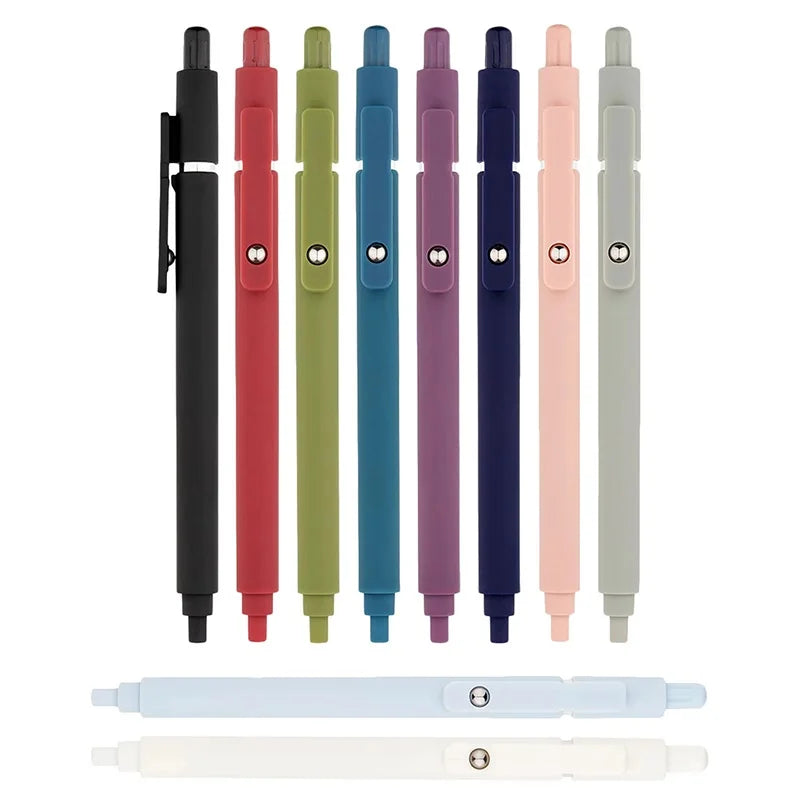 Morandi Gel Pens Soft Touch Quick Dry Smooth Ink Pen Office School Zpaxo