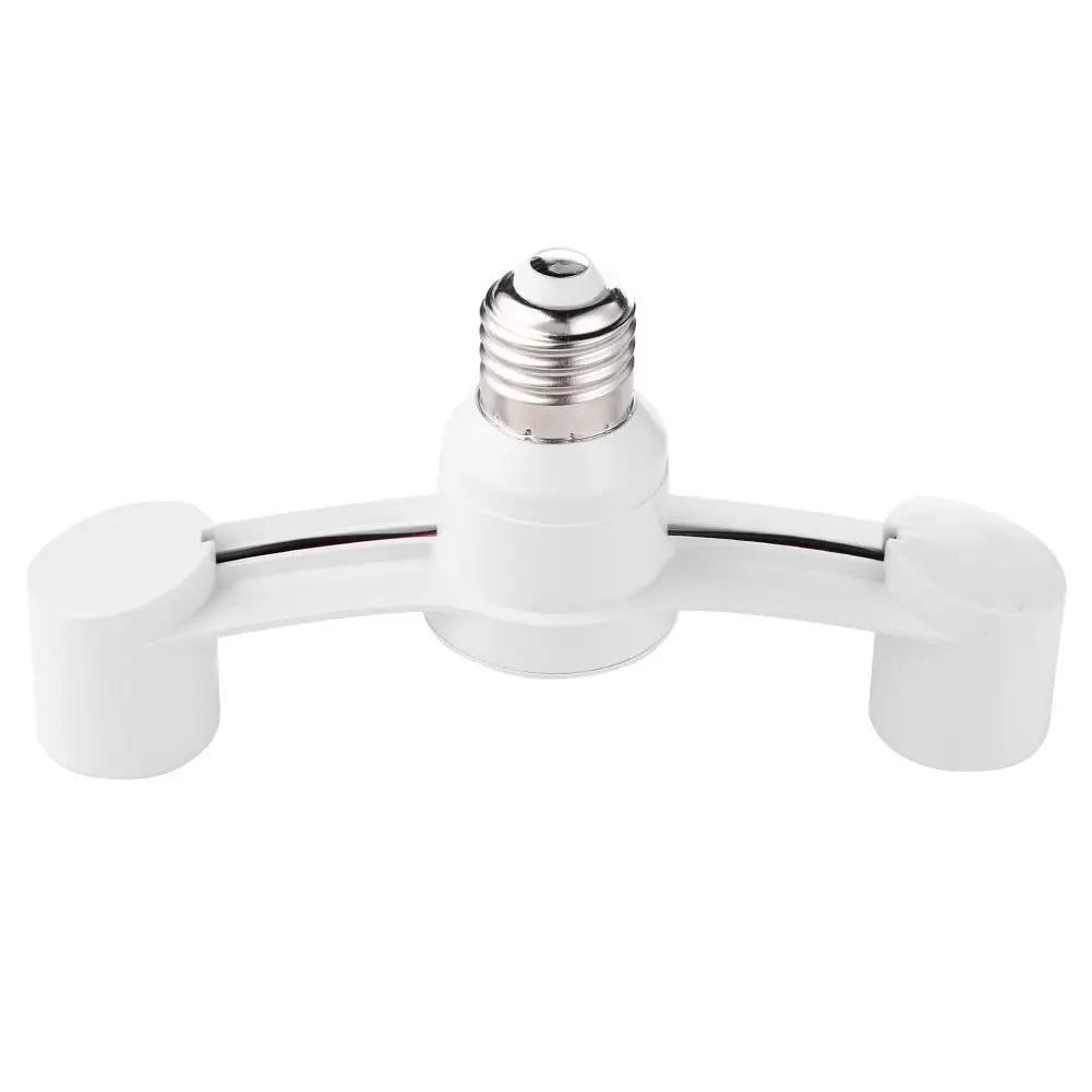 E27 LED Base 220V Light Screw Splitter Adapter Lamp 110V Holder Zpaxo 2 in 1
