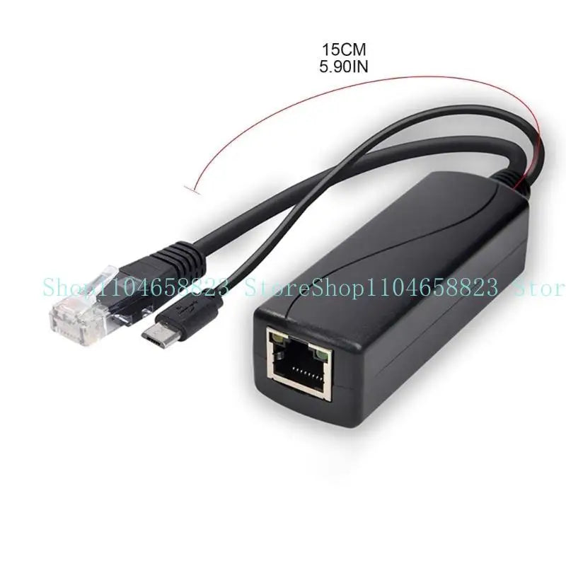 POE Splitter 48V 5V USB C Power Over Ethernet Adapter Cable Injector Zpaxo