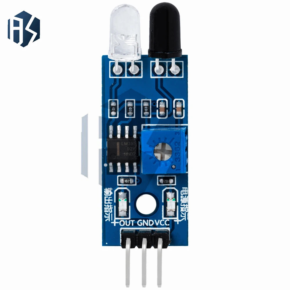IR Infrared Obstacle Avoidance Sensor Module 3-Wire Reflective Zpaxo