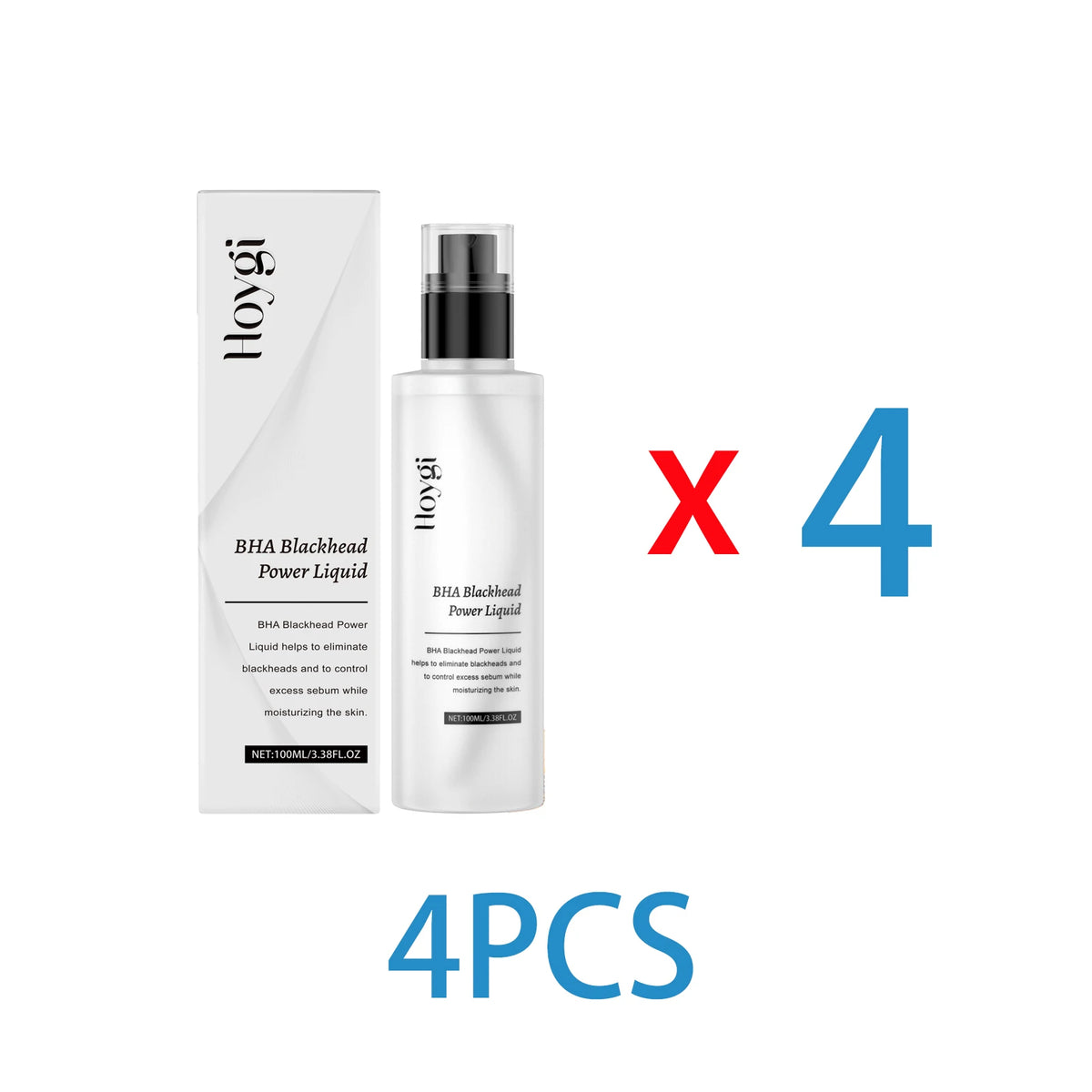 Salicylic Acid Exfoliating Toner 100ml Pore Minimizer Blemish Control Liquid Papaya Extract Hydrating Facial for Acne Prone Skin Zpaxo 4PCS