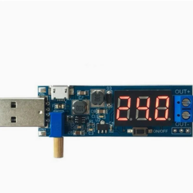 USB voltage 5V conversion module 3W adjustable boost buck DC voltage regulator board 3V3.7V4.2V3.3V9V24V Zpaxo Micro interface