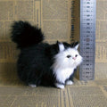 Cute Simulation Cat Plush Toys Soft Stuffed Kitten Model Fake Realist