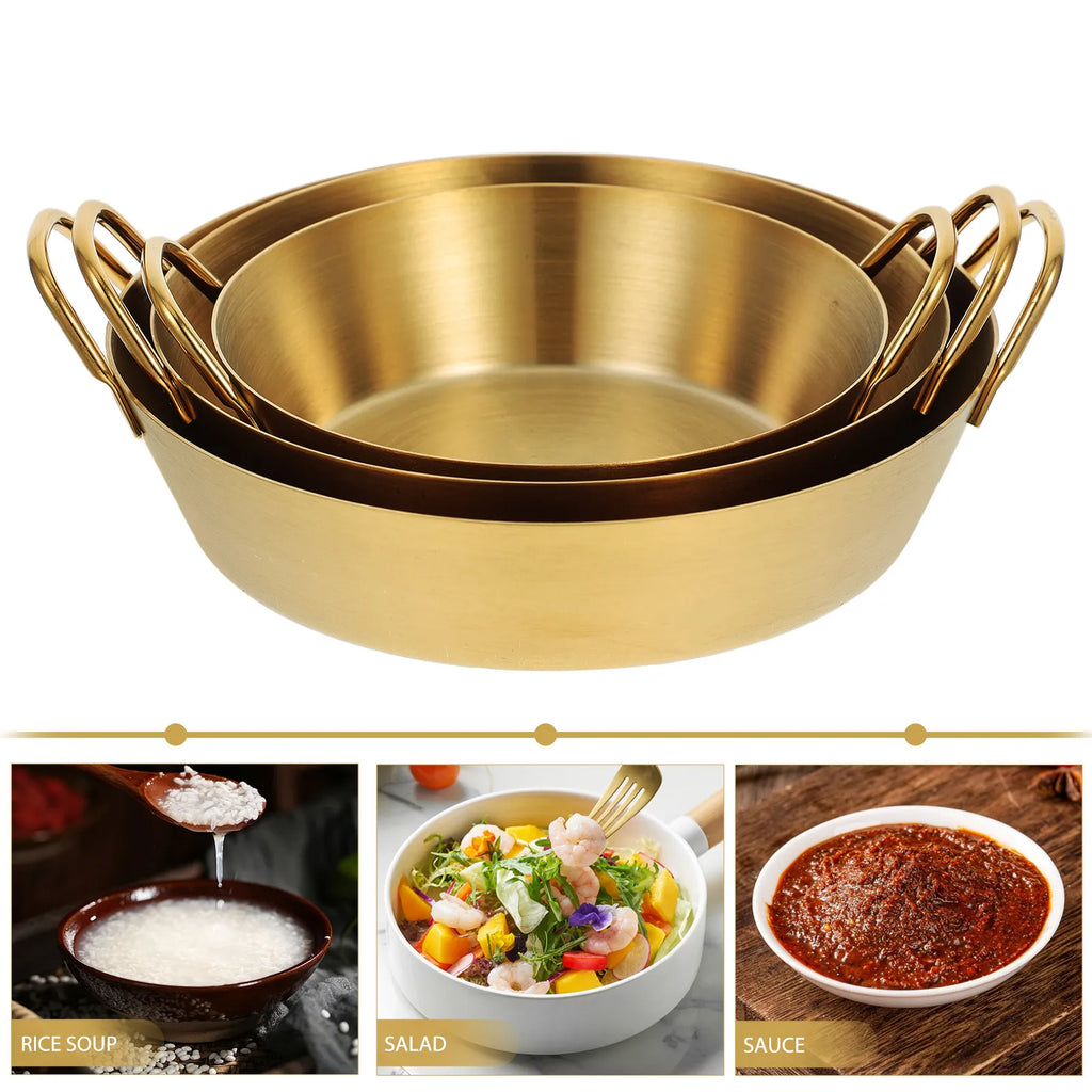 Stainless Steel Kitchen Bowls Multi Functional Food Prep Salad