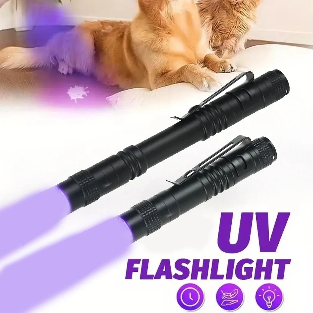 395nm UV Pocket Flashlight – Ultraviolet Inspection Torch