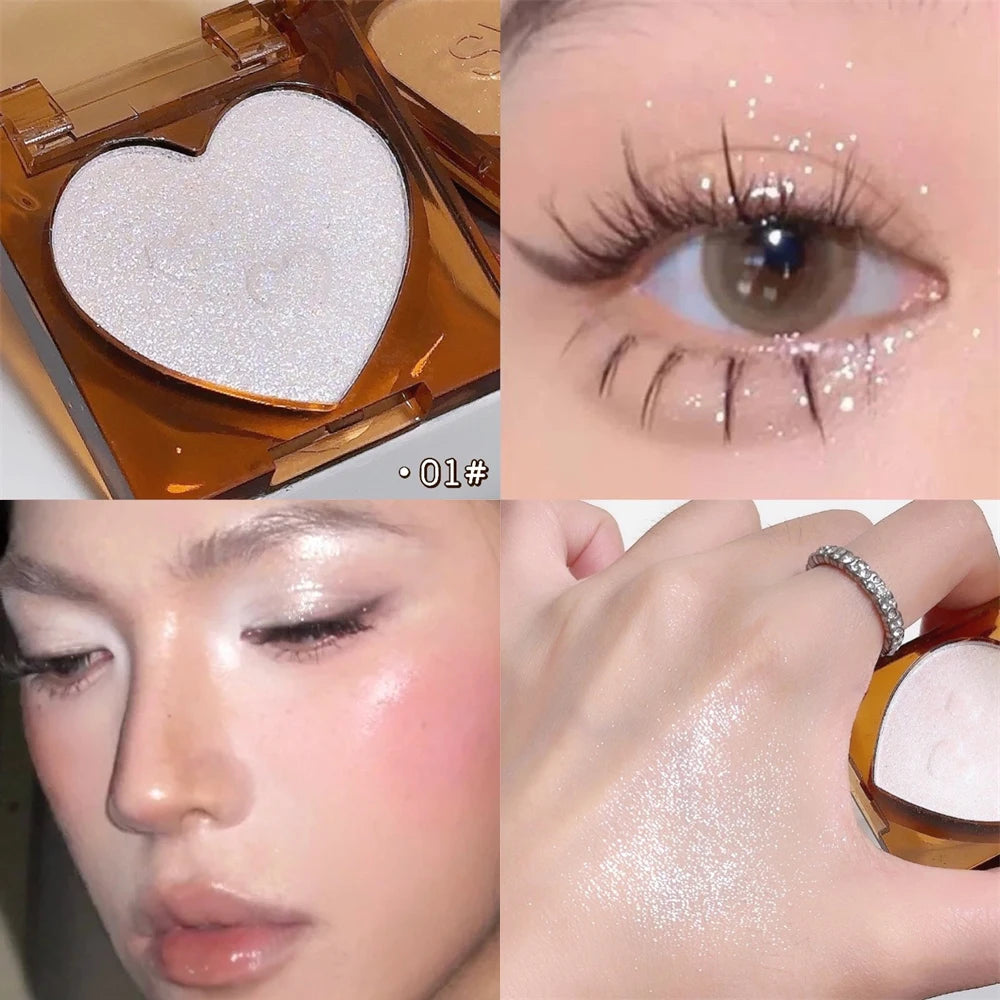 Single Color Glitter Eyeshadow Palette Pigmented Black White Shimmer Matte Brown Contour Powder Highlighter Glow Colorful Plate Zpaxo 01