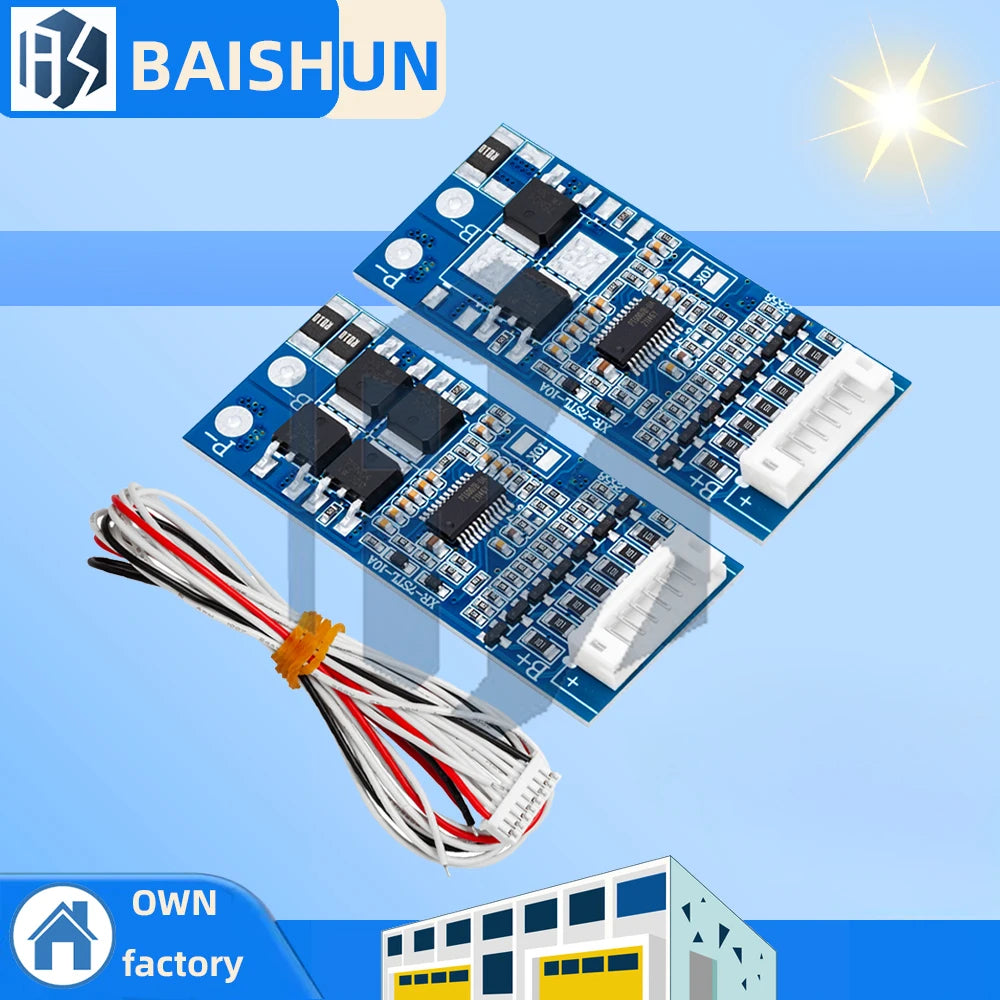 7S LiFePO4 BMS Protection Board 3 2V-22 4V 5A 10A Cell Balancing Zpaxo