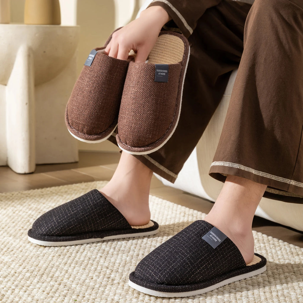 Unisex House Slippers Spring Fall Indoor Bedroom Floor Lightweight