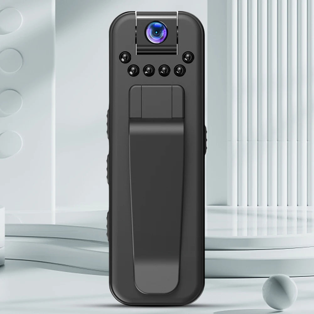 HD 1080P Mini Camera Back Clip Infrared Night Vision Portable Digital
