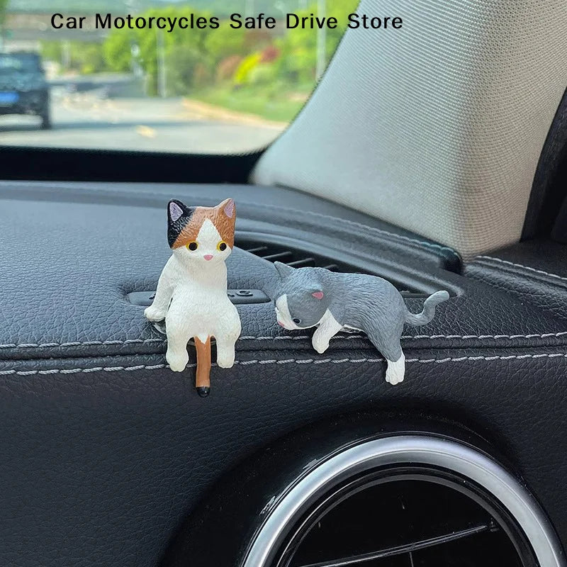 CM1pc Cute Kitten Decoration Creative Sleeping Cat Doll Home