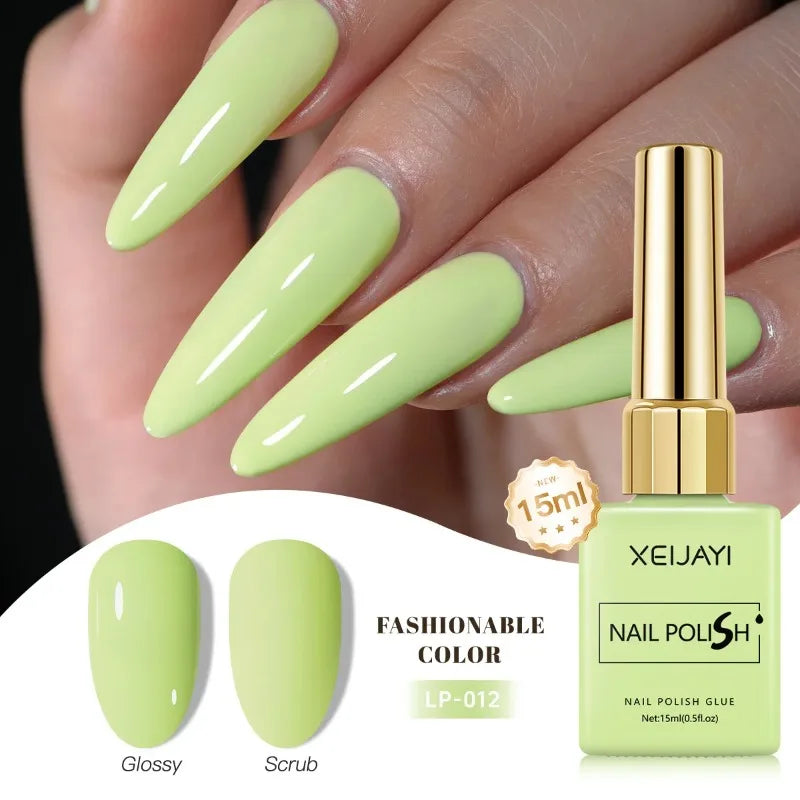 Colored Nail Varnish Gel 60 Colors Gloss Matte Ice-clear Nails Polish