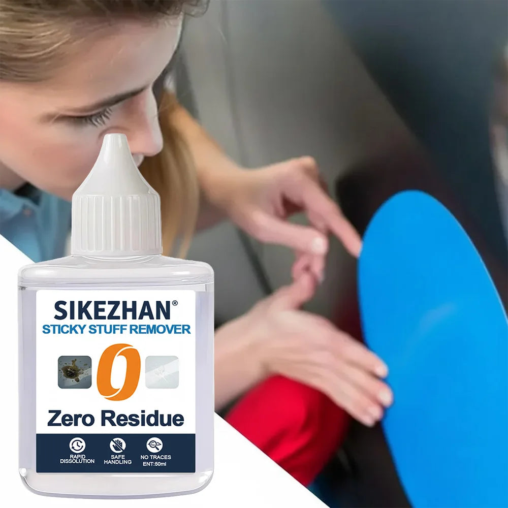 50ml All Purpose Adhesive Glue Remover Sticky Residued Remover Auto Car Sticker Car Glass Label Cleaner Adhesive Glue Removal Zpaxo