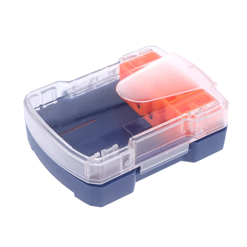Drill Bit Storage Case Portable 6.35mm Hex Drill Bit Case 5 Sizes Water Resistant PVC Detachable Holder Hangable Storage Zpaxo