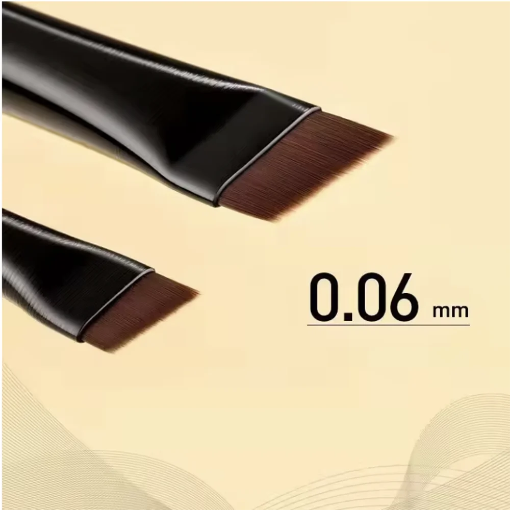 New 2 pieces eyebrow contour brush eyebrow eyeliner brush portable small angle eyebrow brush female makeup tool Zpaxo