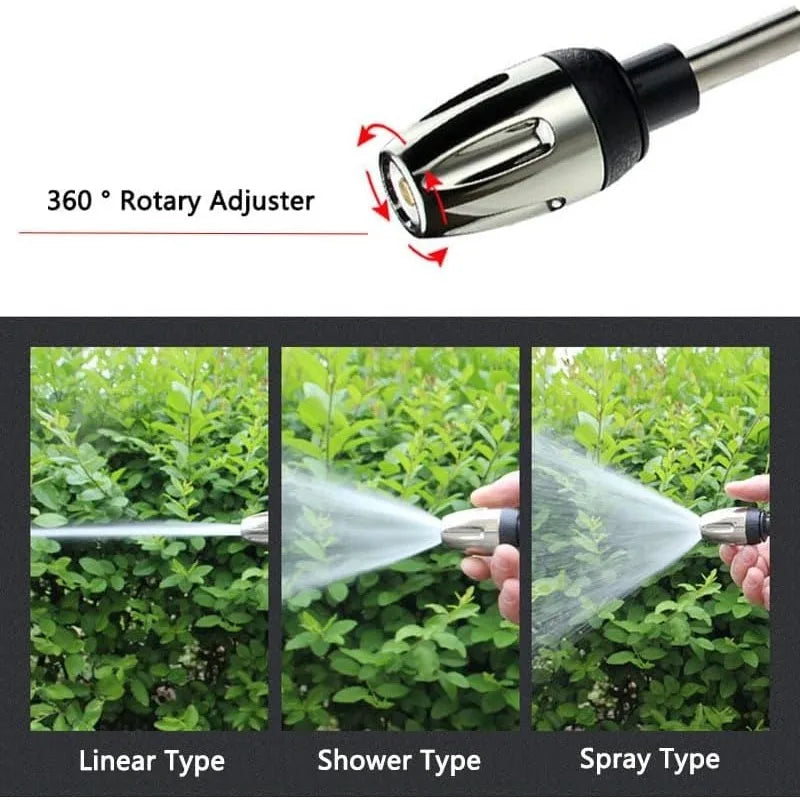 High-Pressure Spray Gun with Soap Dispenser & Long Rod