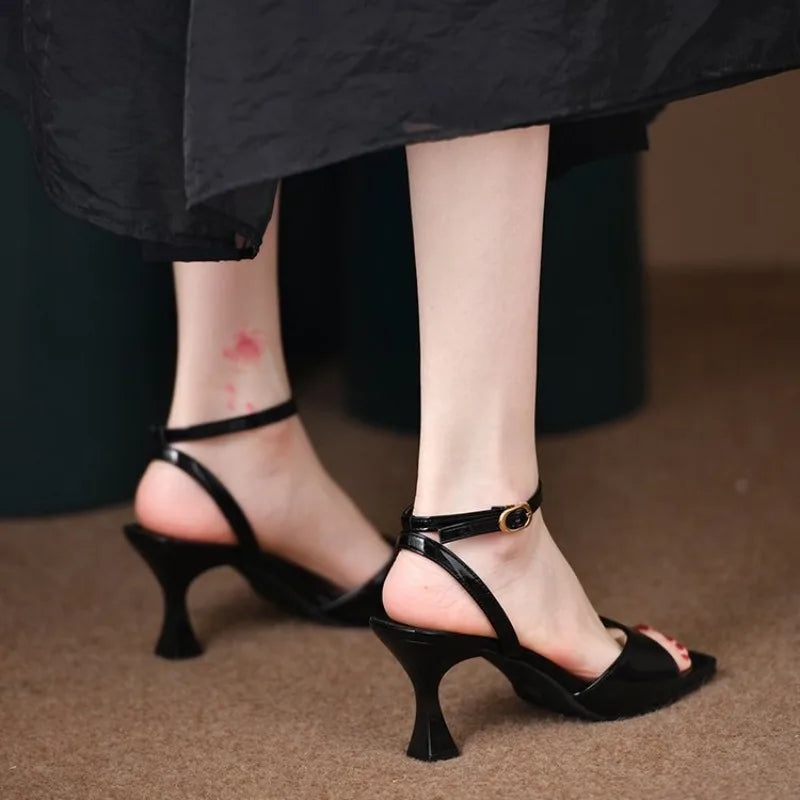 Summer 2025 New Brand Women's Shoes Women Design Sexy High Heels Elegant Shallow Mouth Bride Shoes Mujer Zapatos Luxury Shoes Zpaxo