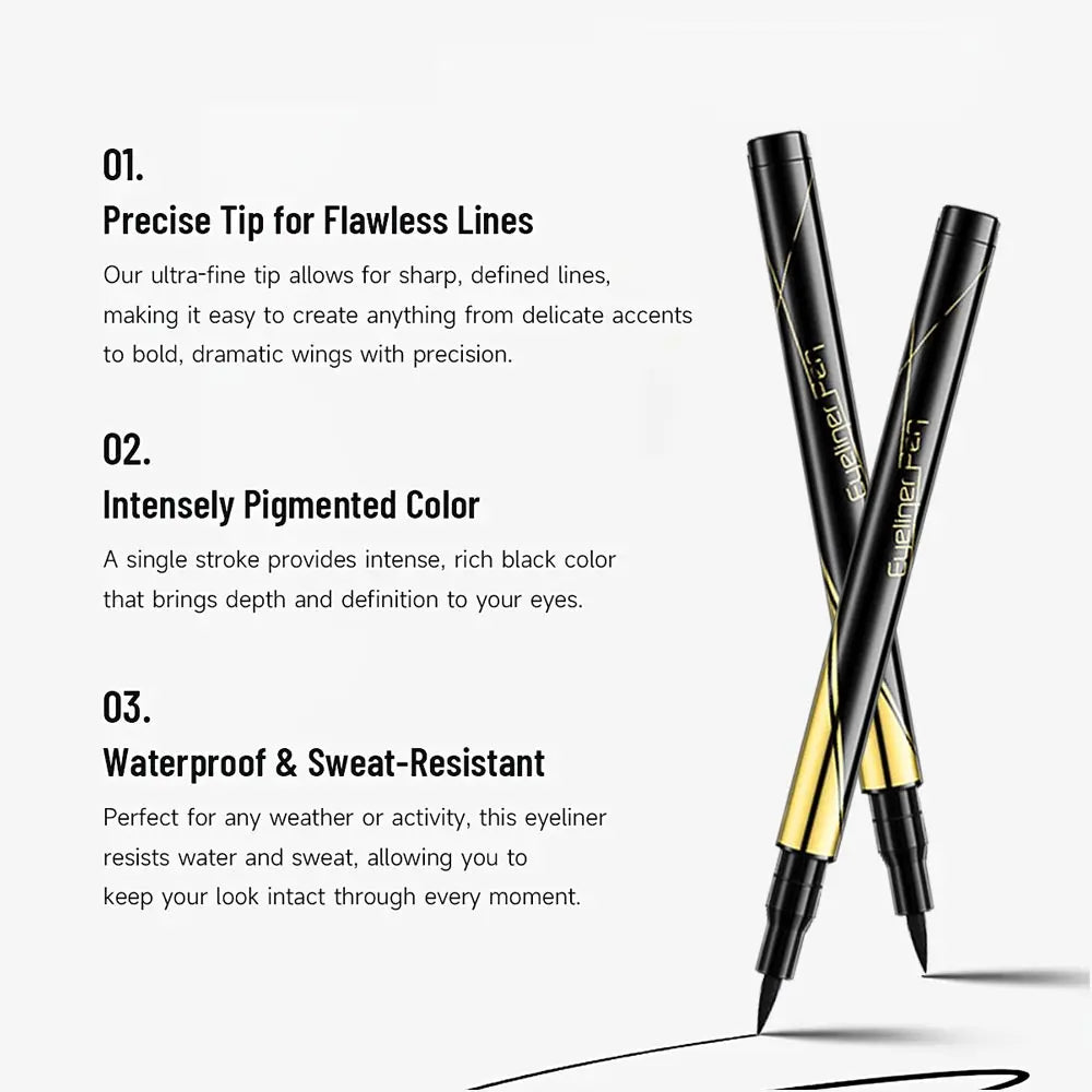 Waterproof Black Brown Eyeliner Pencils-smudge-proof Long-lasting