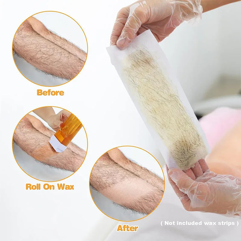 Roll-On Electric Waxing Kit – Hair Removal for All Skin Types Roll-On Waxing Kit Zpaxo