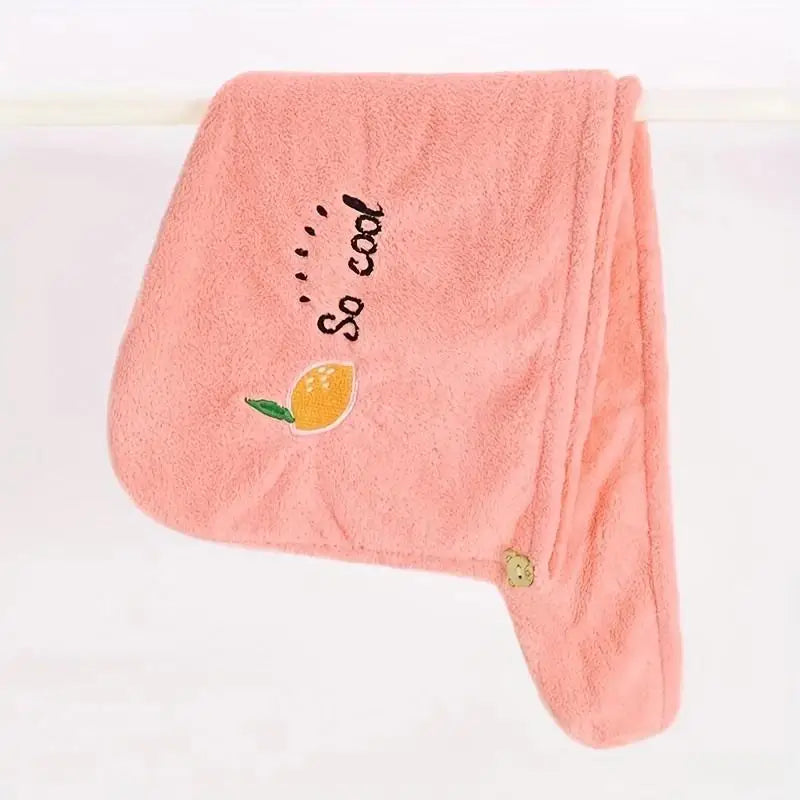 Quick-drying microfiber hair towel & shower cap headscarf, super absorbent unisex, soft polyester nylon. Zpaxo 1pc