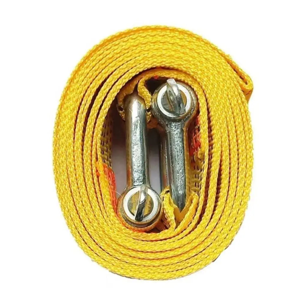 5 M Car Tow Cable 3 Ton Capacity Hooks Included Towing Pull Rope Emergency Rescue Off Road Design Heavy Duty Tow Road Emergency Zpaxo