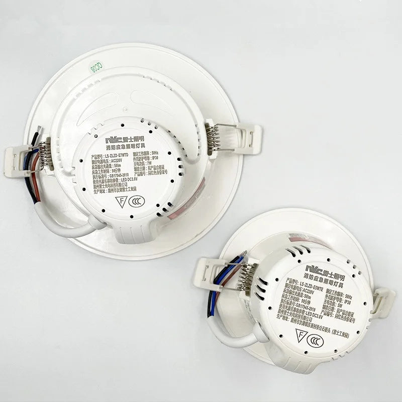 Rechargeable LED Emergency Ceiling Light 5W 7W | 120-Min Backup Emergency Ceiling Light Zpaxo