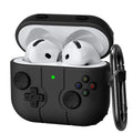 Cartoon Game Case For AirPods Pro 2 Cover Shockproof Protective Anti-fall Waterproof Case with Hook Accessories For Air Pods 3 4 Zpaxo Black for Airpods 3