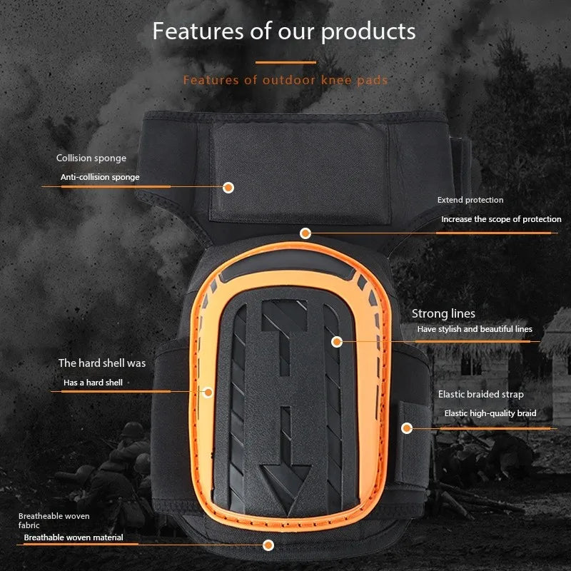 Adjustable Knee Pads Professional Joints Feature High-strength EVA Zpaxo