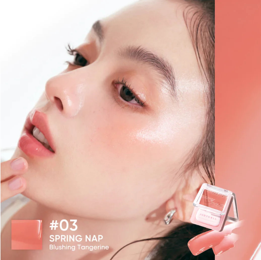 Judydoll Water Gloss Blush Cream Light Sensation Good Melting Skin Zpaxo
