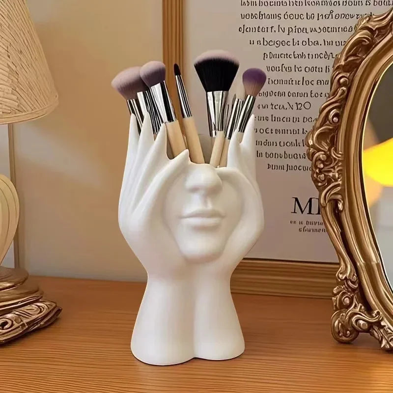 Human Body Art Silicone Pen & Makeup Brush Holder | Desk Organizer Desk Organizer Zpaxo