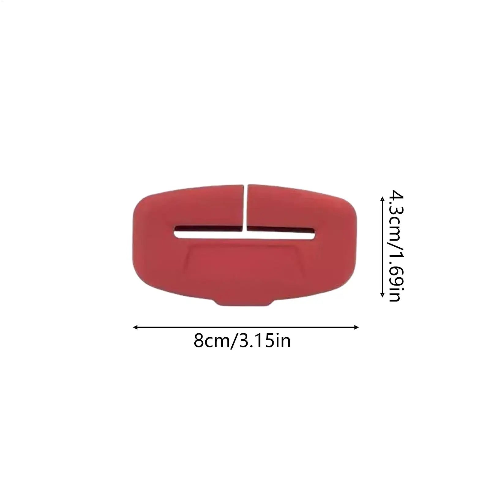 Car Seat Belt Buckle Cover 4 Silicone Anti Scratch Protector Reusable