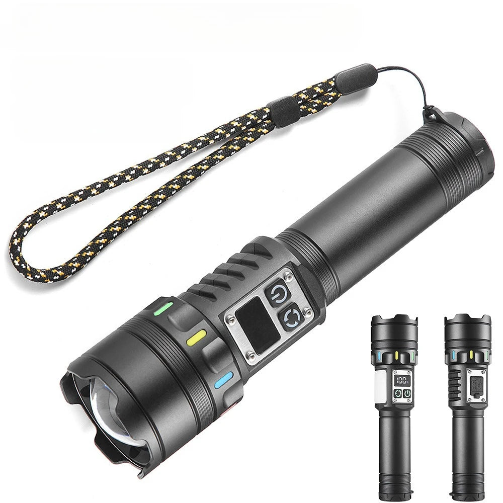POCKETMAN 3800 Lumen Zoom LED Flashlight – USB Rechargeable Torch