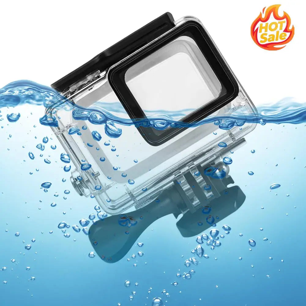 148FT/45M Underwater Protective Dive Shell With Bracket Action Cameras Cover for GoPro 5/6/7 Action Camera Accessories Zpaxo