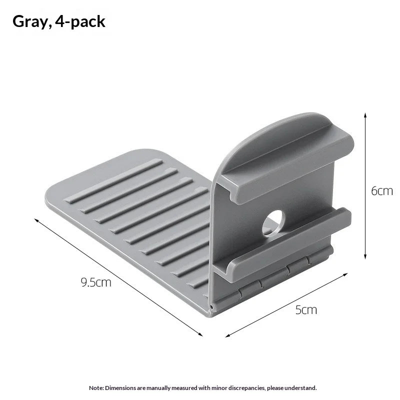 4-Pack Bed Sheet Corner Clips – Non-Slip Sheet Fasteners Sheet Corner Clips Zpaxo Gray 4pcs