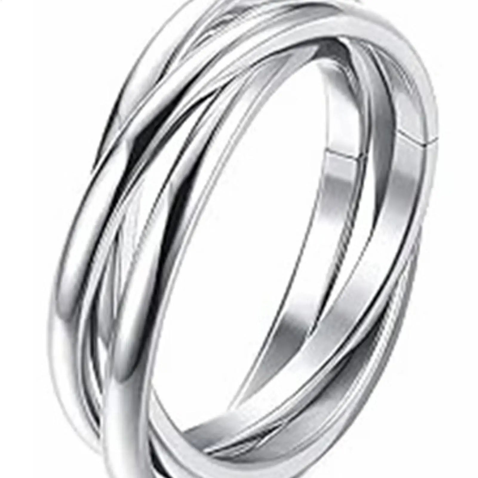 Fidget Ring Set 4-Piece Stylish Jewelry Relaxing Toy Women Fidget Rotating Rings For Party Gathering Masquerade Commuting Zpaxo