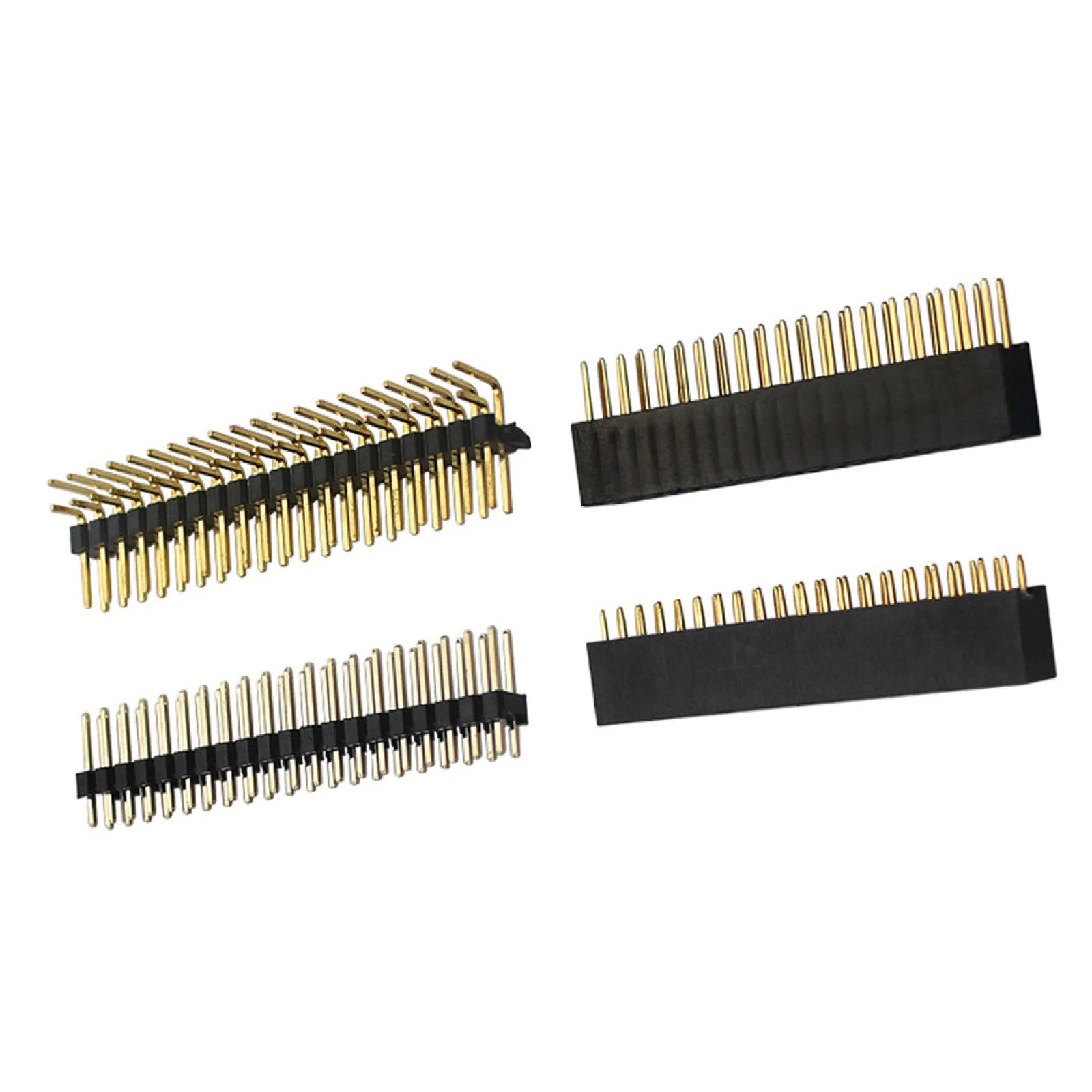 2x20 Pin Socket Dual Male Header Connector Raspberry Pi Zero W Female