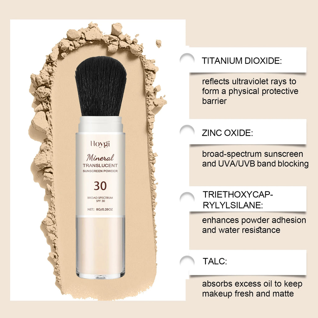 Hoygi Setting Powder – Oil Control Spin Brush, All Skin Types Setting Powder Zpaxo