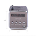 TD-V26 Speaker Mini FM Radio Receiver MP3 Music Player LCD Soundbar