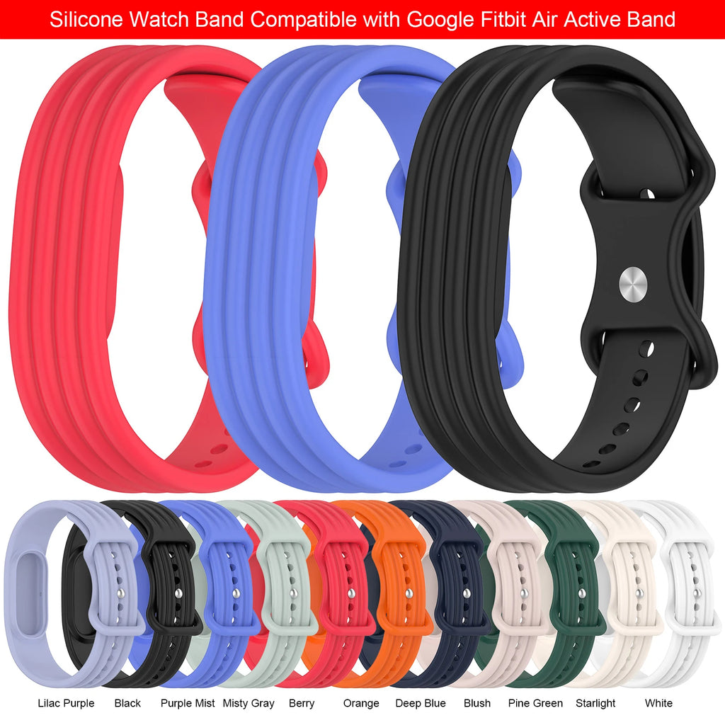 Sport Breathable Band Google Fitbit Air Strap Silicone Loop